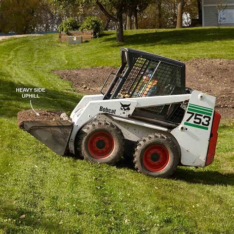 how steep hill can skid steer be used on|skid steer slope 30 40.